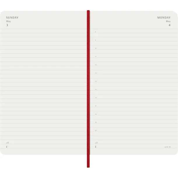  MOLESKINE diary Crvena