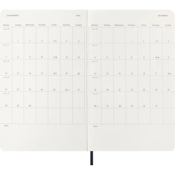  MOLESKINE rokovnik dark blue