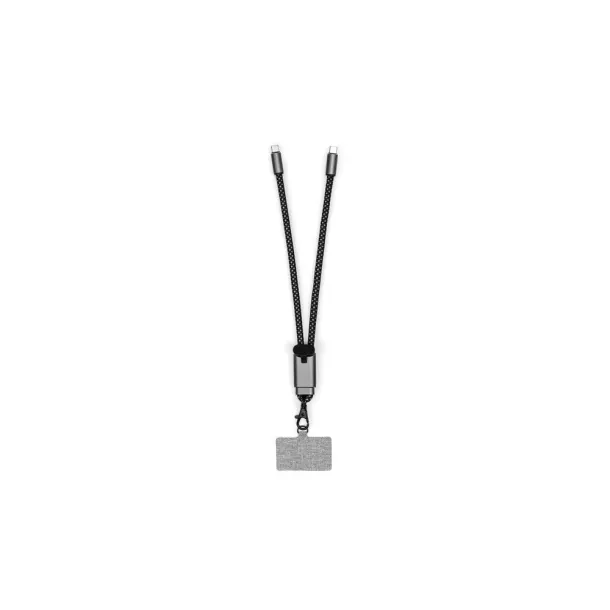  BrandCharger Lany Wristband Charge kabel za punjenje i sinkronizaciju graphite