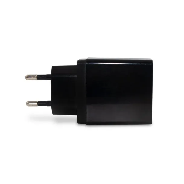 USB zidni punjač s 4 USB priključka Crna