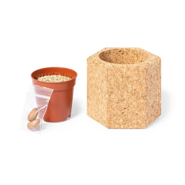  Cork pot, pine seeds Neutral