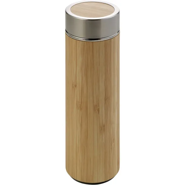  Vakuum boca od bambusa 420 ml sa sitom light brown