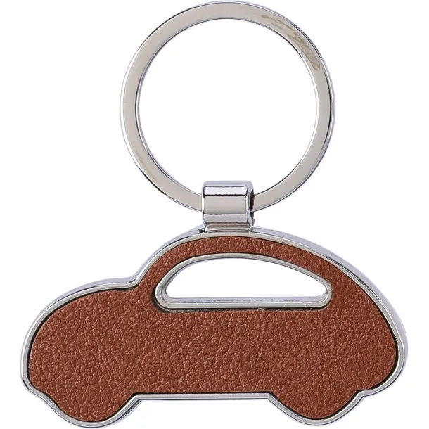  Keyring "car" brown