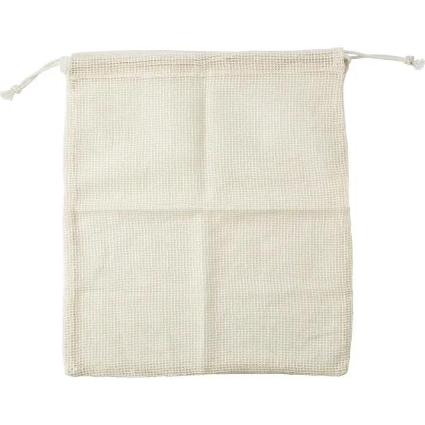  Organic cotton bag for fruit and vegetables Neutral