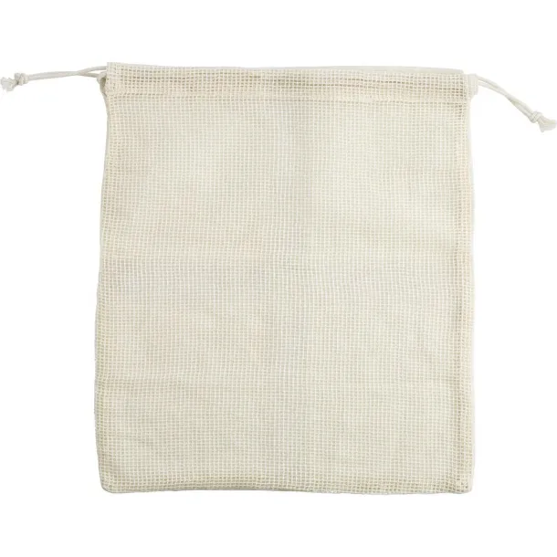  Organic cotton bag for fruit and vegetables Neutral