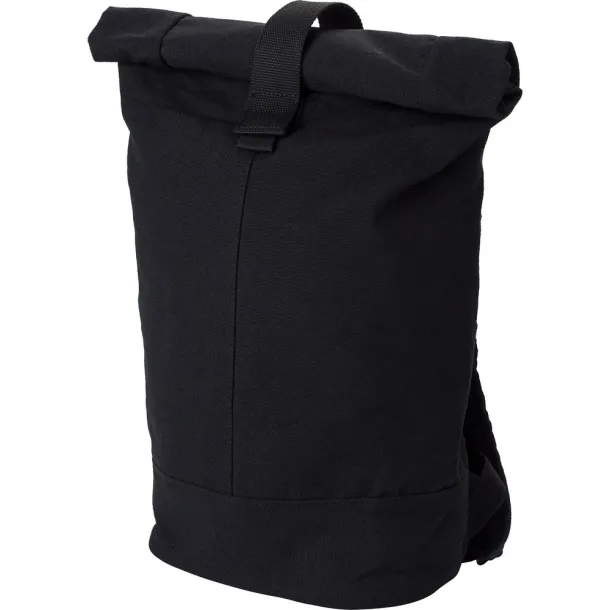  RPET rolltop ruksak Crna