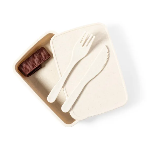  Lunch box 700 ml, cutlery Neutral