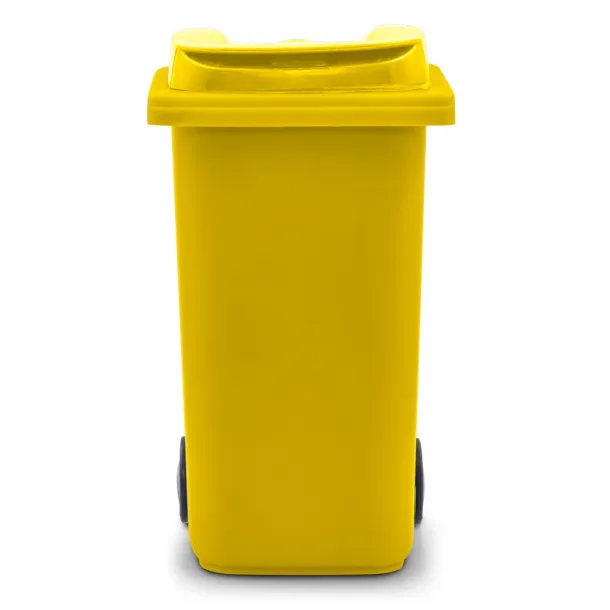 Erco Držač za olovke u obliku kante za smeće Žuta