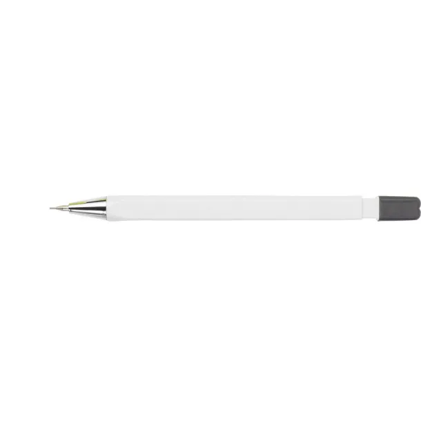  Writing set, pencil, highlighter and ball pens with caps that indicate ink colour Bijela