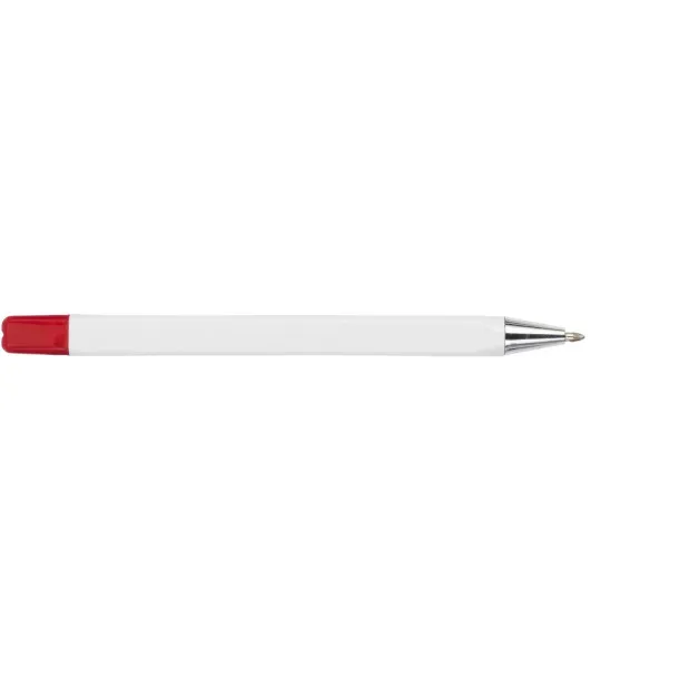  Writing set, pencil, highlighter and ball pens with caps that indicate ink colour Bijela