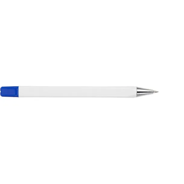  Writing set, pencil, highlighter and ball pens with caps that indicate ink colour Bijela