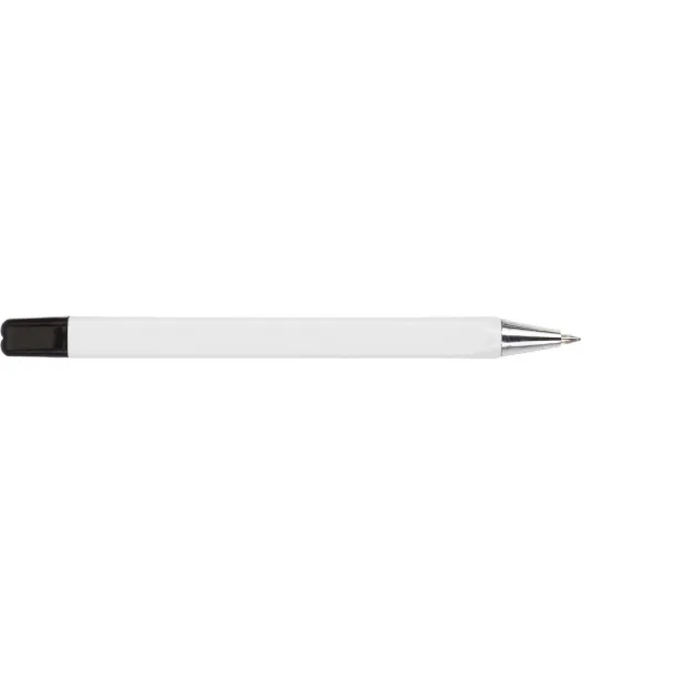  Writing set, pencil, highlighter and ball pens with caps that indicate ink colour Bijela