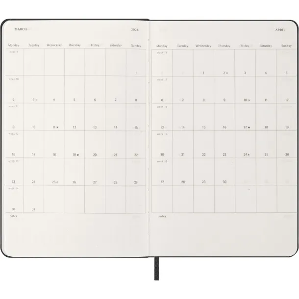  MOLESKINE dnevnik A5 Crna