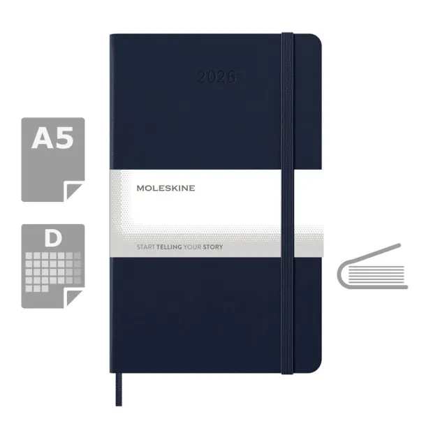  MOLESKINE diary A5 dark blue
