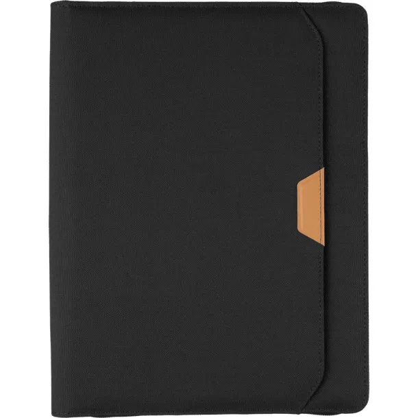  Conference folder approx. A4 RPET Crna