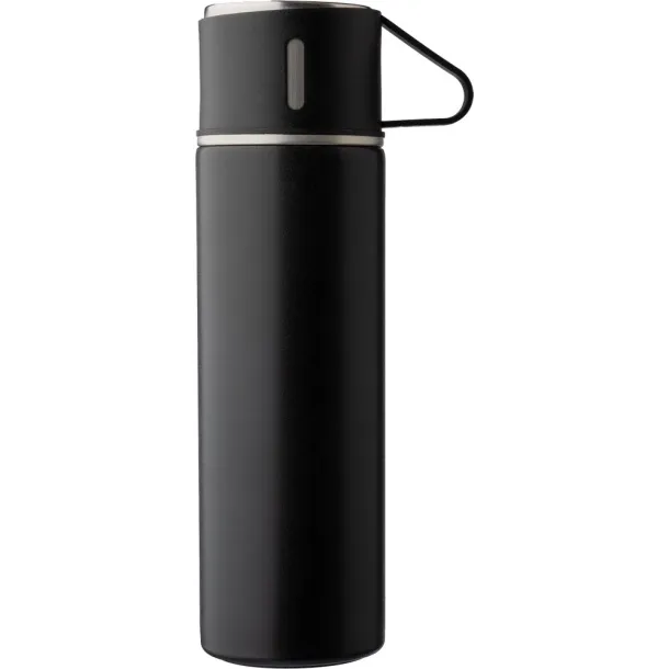  Thermos 420 ml, three cups 150 ml Crna