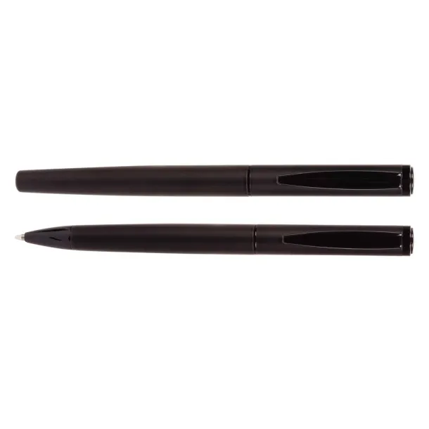  Mauro Conti writing set, ball pen and roller ball pen Crna