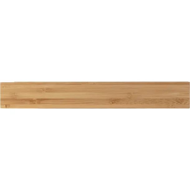  Bamboo cheese and wine set brown