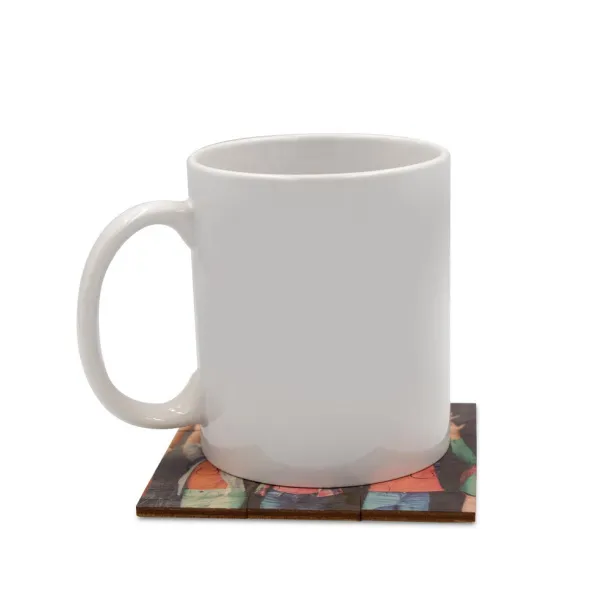  Cup coaster "puzzle" Neutral