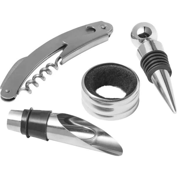 Wine set 4 pcs Crna