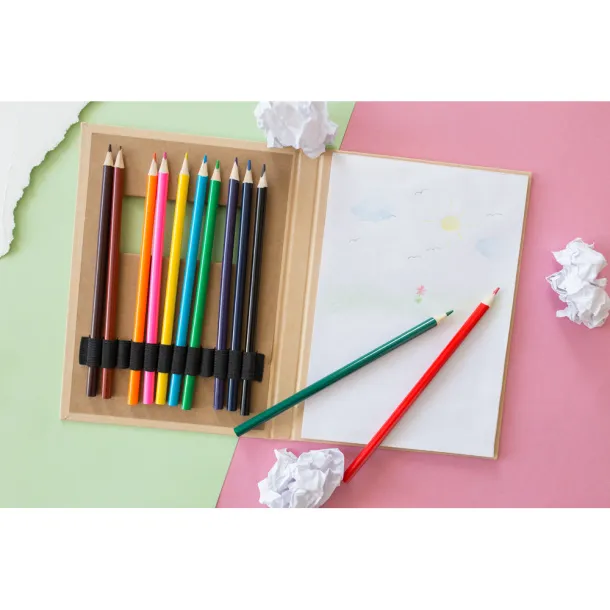Paddy Coloured pencil set, notebook Neutral