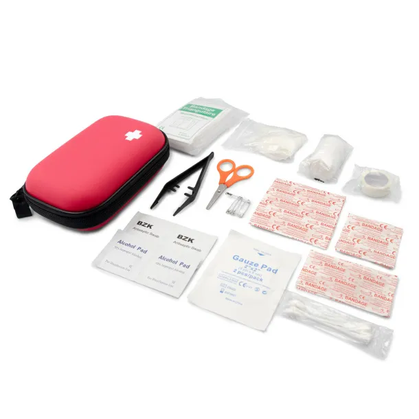 Bao First aid kit in pouch, 45 pcs Crvena