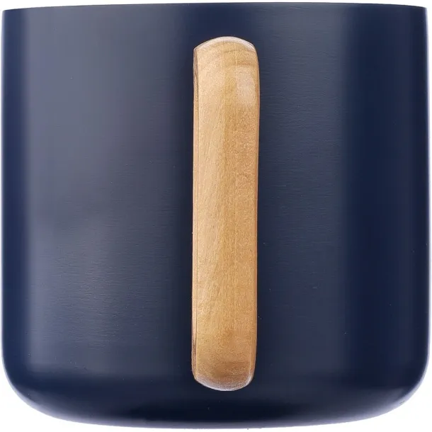 Recycled stainless steel mug 400 ml navy blue