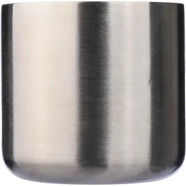  Šalica od recikliranog nehrđajućeg čelika 400 ml Srebrna