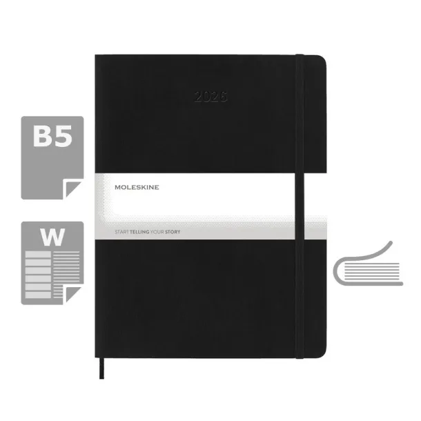  MOLESKINE dnevnik B5 Crna