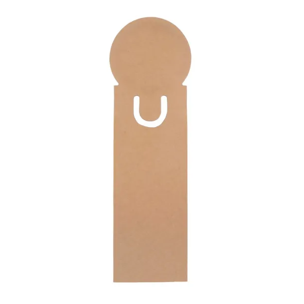  Držač za bilješke, ljepljive bilješke, bookmark, blokić, ravnalo brown