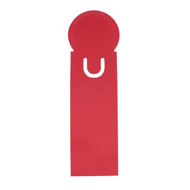  Memo holder, sticky notes, bookmark, notebook, ruler Crvena