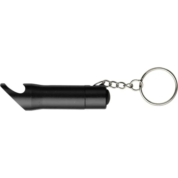  Keyring, bottle opener with LED light Crna