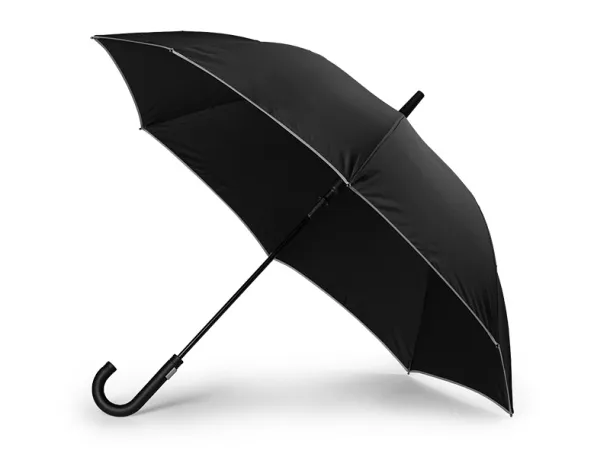 BLACK LINE umbrella with automatic opening - CASTELLI Gray