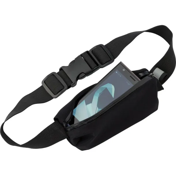  Water resistant waist bag Crna