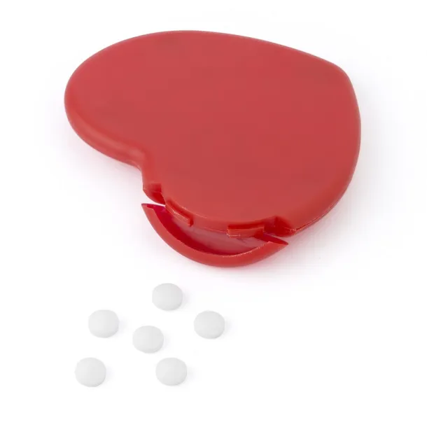  Sugar free mints "heart" Crvena