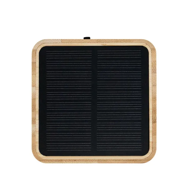 Androwe B'RIGHT Bežični zvučnik od bambusa 3W, solarni panel wood