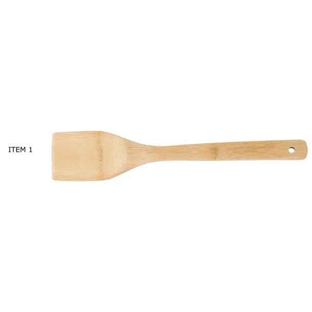  Bamboo kitchen set, 5 pcs brown
