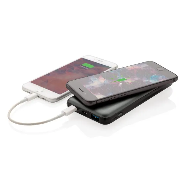  Prijenosna baterija s brzim bežičnim punjačem - 10 W, 10 000 mAh - XD Collection Siva
