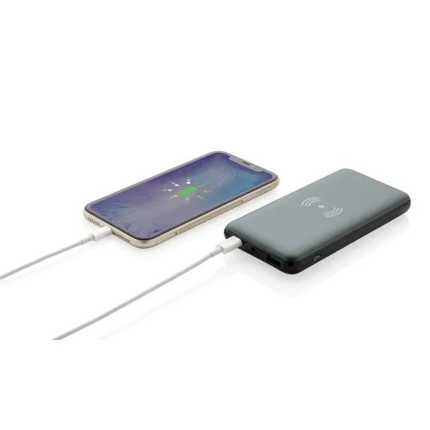  Prijenosna baterija s brzim bežičnim punjačem - 10 W, 10 000 mAh - XD Collection Siva
