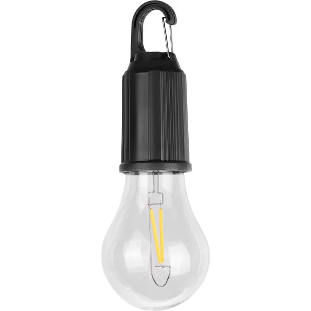  Viseća lampa „žarulja“ s karabinerom Crna