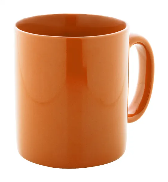 Kolomu coloured ceramic mug Orange