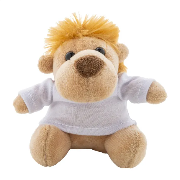LioFob plush lion keyring Brown