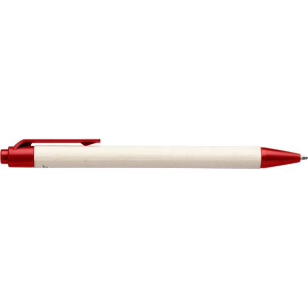  Ball pen made from milk cartoon Crvena