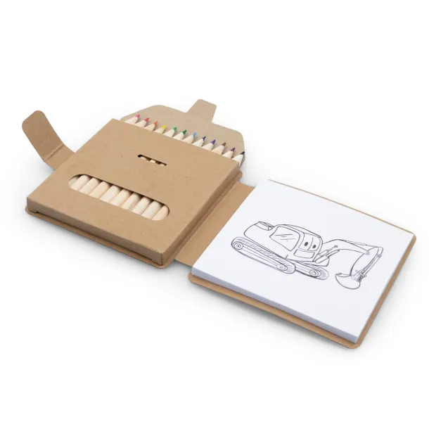 Alondra Colouring set, coloured pencils Neutral