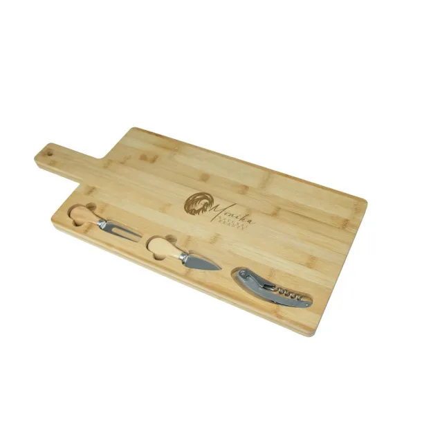  Bamboo cheese set Neutral
