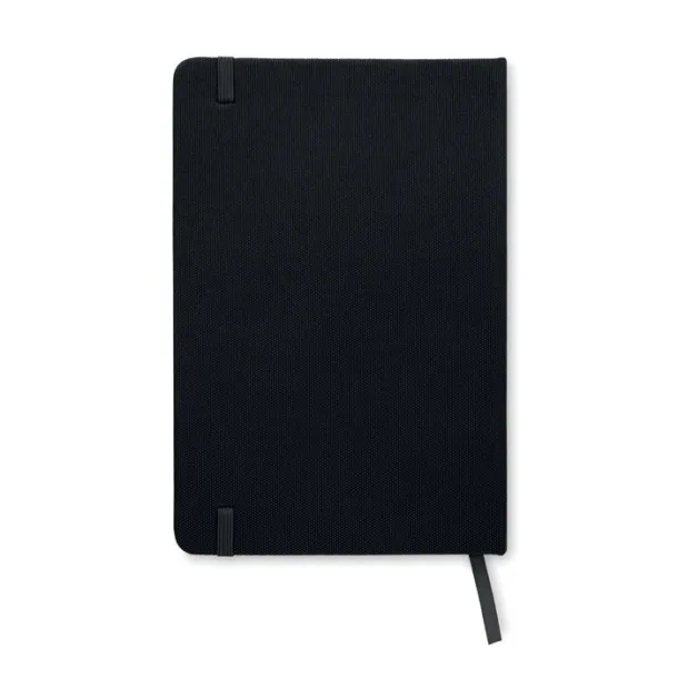 NOTE RPET A5 notebook 600D RPET cover Black