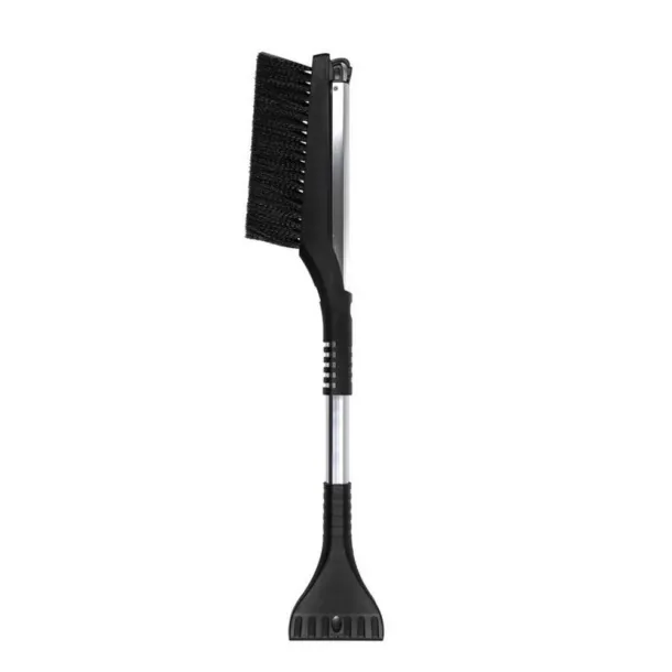  Ice scraper with snow bristle, telescopic handle (max. 88 cm) Crna