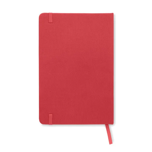 NOTE RPET A5 notebook 600D RPET cover Red