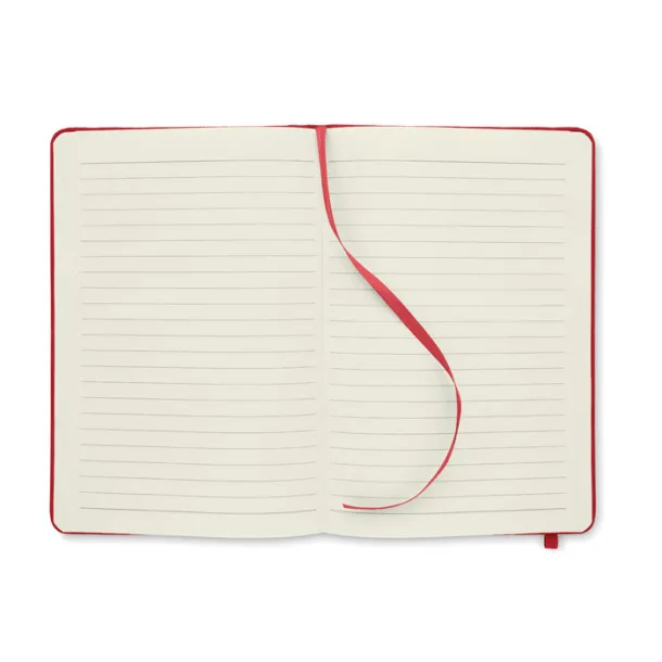 NOTE RPET A5 notebook 600D RPET cover Red