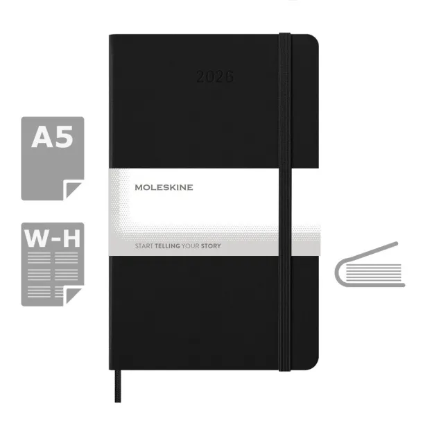  MOLESKINE diary A5 Crna